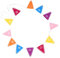 TOYANDONA Mexikanische Geburtstagsflagge Spürte Nicht Gewebter Stoff Piñata Karneval Banner Tag Der Toten Wimpeldreieck Flagge Für Party Wanddekorationen