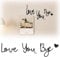 Love You Bye Sign, Bye Love You Wooden Script Sign, Modern Black Letter Signs Wall Art for Hallway and Stairs, Handcrafted Black Unique Wooden Entryway Wall Art for Hallway Decor(1set)