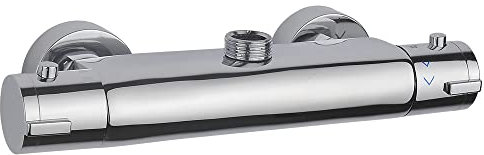 Duscharmatur mit Thermostat Duschthermostat Mischbatterie Wandhalterung Armatur Dusche Temperatur kann flexibel im Bereich von 20~50 eingestellt werden ℃