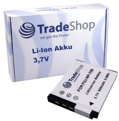 Trade-Shop Li-Ion Akku 3,7V / 950mAh kompatibel mit Fujifilm Instax Mini 99 Sofortbildkamera ersetzt NP-70S