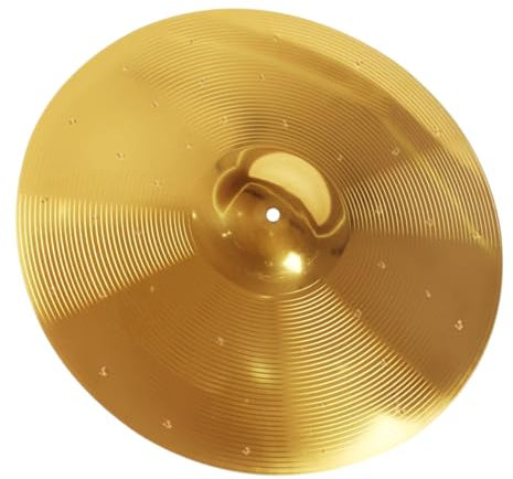 SUPVOX Platillo De Batería Metálico De 14 Pulgadas Para Práctica y Jazz Crash Para Batería Ligera y Resistente Accesorio Adecuado Para Músicos