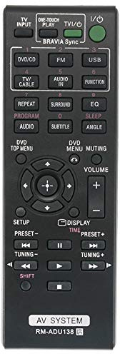 Eieenotee RM-ADU138 Replace Remote Control Fit AV System DAV-TZ145 HBD-TZ140 HBD-TZ145