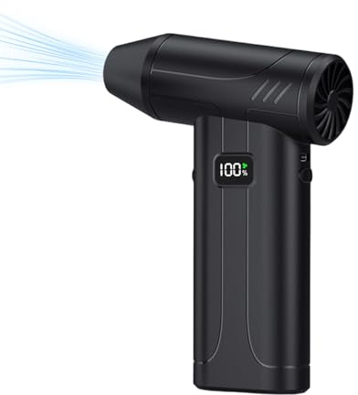 Yonuaret Luftgebläse | 100000 U/min Gebläse | Elektrischer Luftbläser Mit Hoher Leistung,Für Garage, Zuhause, Camping, Outdoor, Schreibtisch, Werkstatt, Reinigung, Garten Und Terrasse