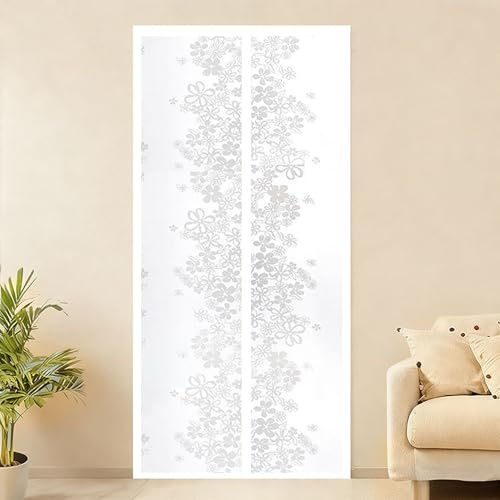 Magnetic Thermal Insulated Door Curtain,Self-Closing Door Screen Cover | Temperature Protection,Insulation Draft Curtain Front Curtain Privacy Screen for Bedroom,Keep Warm in Winter Cool in Summer