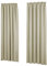 Deconovo Gardinen Vorhänge mit Kräuselband für Schiene Verdunkelungsvorhang Blickdicht Thermovorhang Wohnzimmer Schlafzimmer, 175x140 cm(HöhexBreite), Beige, 2er Set