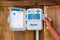 HUNTER X2 601-6 Estaciones- Exterior/Interior -Programador Compatible WiFi modulo Wand (NO Incluido)