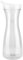 Pichet à jus en acrylique 7.5Oz, carafes à eau avec bouteille de jus à couvercle rabattable en plastique pour barre de thé glacé à usage domestique(600ml)