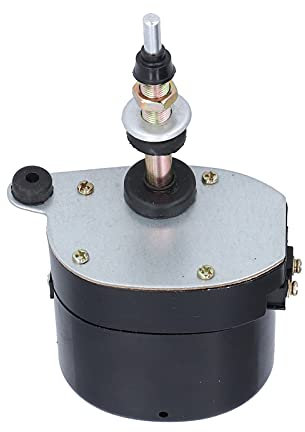 Akozon Wischermotor, DC12V Metall Scheibenwischermotor 105° Wischfeld Universal Zubehör Ersatz für Traktoren