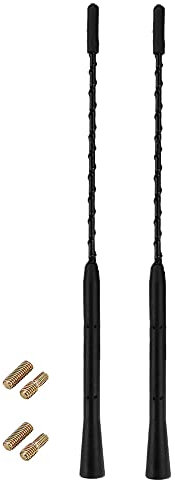 WANGCL Universelle Autoantenne, Autoantenne, Auto-Audio- oder Video-Antenne, Ersatz für FM/AM/DAB-Antenne, Dachantenne für Schrägheck, SUV, LKW, Lieferwagen, 27,9 cm, 2 Stück