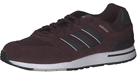 Adidas Herren Run 80S Shoes-Low (Non Football), Shadow Maroon/Carbon/Grey One, 40 2/3 EU