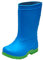 Realpaks Stivali di gomma per bambini impermeabili SD 2/2 - stivali da pioggia per ragazzi e ragazze - Blu_verde 33_34