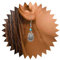 Aneneiceera Boho Türkis Perlen Eule Tropfen Ohrringe Silber Eule Vogel Baumeln Ohrringe Vintage Ethnischen Stein Haken Ohrringe Niedliche Eule Tier Ohrringe Perle Link Eule Ohrringe Für Frauen