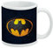 The Flash – Tasse à café en céramique avec logo Batman – Tasses cadeau fantaisie pour café, thé et boissons chaudes, 325 ml, blanc