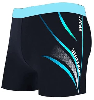DULSPUE Costume da Bagno da Uomo a Tesa Larga Spa Costume da Bagno da Uomo Boxer Super Elasticizzato ad Asciugatura Rapida