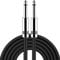 New bee Guitar Cable 1.8m/6ft Electric Guitar Instrument Cable Bass AMP Cord 1/4 inch Jack Lead for Electric Guitar, Bass Guitar, Electric Mandolin, Pro Audio (Straight Angle, Black)