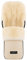 WERNER CHRIST BABY, Lammfell-Fußsack FLIMS – warmer Buggy, Kinderwagen-Fußsack (Kinder ab 6 bis 36 Monate) aus medizinischem Fell, universal mit Langsschlitzen in Cloud (beige)