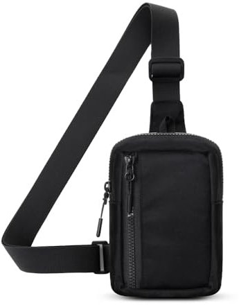Sling Crossbody Bag, Kleine wasserdichte Umhängetasche Herren/Damen Schultertasche Brusttasche mit verstellbarem Riemen für Wandern, Reisen, Klettern usw