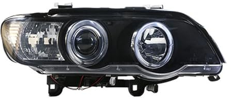 Auto Styling Kopf Lampe Kompatibel for BMW X5 E53 Scheinwerfer 1998-2003 X5 Angel Eye Scheinwerfer LED DRL Signal lampe Hid Auto Zubehör
