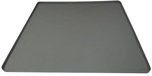 alfombrilla de silicona para nevera, bandeja de goteo de borde elevado, alfombrilla de suelo para nevera a prueba de fugas | Alfombrilla de piso diseñada para lavadoras, secadoras, neveras y