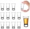 KZQXXT MiNi Shot Glasses 20ml, 12 Pack Glass Small Glasses Set, Multi Purpose Thick Bottomed Wine Glasses, Vodka Glasses, Liqueur Glasses, Small Glasses for Parties, Bars and Festivals