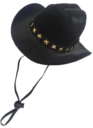 Cowboyhut für Katzen | Cowboyhut für kleine Haustiere für Hunde | bequemes Cowboy-Kostüm für Cosplay, Welpen, Halloween-Kostüme für kleine Katzen und Hunde