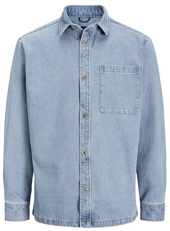 R.D.D. ROYAL DENIM DIVISION Herren Rddcolter Denim Overshrit L/S Noos Rddcolter Denim Overshrit L/S Noos (1er Pack)