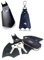 WOO LANDO Lot de 2 porte-clés avec étui à clés en cuir synthétique pour homme et femme en forme de super-héros avec motif chauve-souris pour différentes clés de voiture ou de moto, Noir/bleu, S