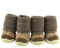Hundeschuhe,Pfotenschutz Hund 4 Teile/sätze Welpen Winter Schnee Stiefel Casual Hund Schuhe Haustier rutschfeste Schuhe Hund Schuh(C,XS)