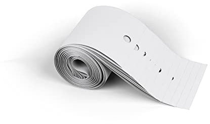 ERSATZLAMELLEN 9 Farben 250 cm LANG INDIVIDUELL KÜRZBAR AUSTAUSCHLAMELLEN LAMELLENVORHANG (Weiß, 20er Set)