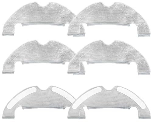 Frexusuent Mop Pad for Dreame D10 Plus, L10 Plus, Z10 Pro Robot Vacuum Cleaner, Washable and Reusable Mop Pad Replacement, D10 Plus Accessories Mop Pad 6 Pcs