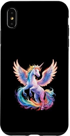 Flying rainbow unicorn Case for iPhone XS Max
