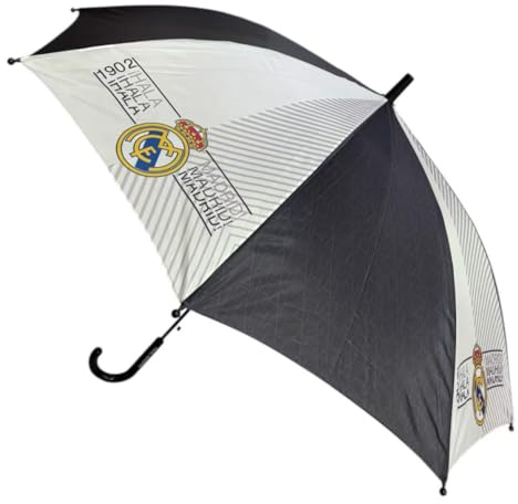 JYC CREATIVE Automatischer Regenschirm, faltbar, Real Madrid, Taschenschirm für den Sommer, Sonnenschirm, Geschenk von Real Madrid, Geschenk für Fans von Madrid, R Madrid 7