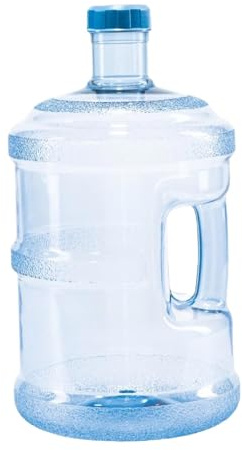 APLVFFZH Bouteille d'eau, Bidon de Transport, Tonneau de Stockage, Gourde, Récipient Ménager, Matériau PC, Facile à Transporter pour Ang, 5l Bleu
