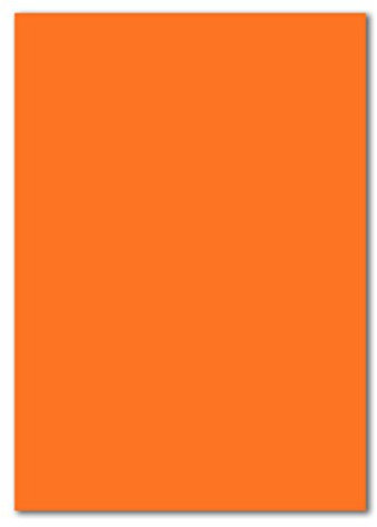 50 DIN A4 Papierbogen Planobogen - Orange - 160 g/m² - 21 x 29,7 cm - Bastelbogen Ton-Papier Fotokarton Bastel-Papier Ton-Karton - FarbenFroh