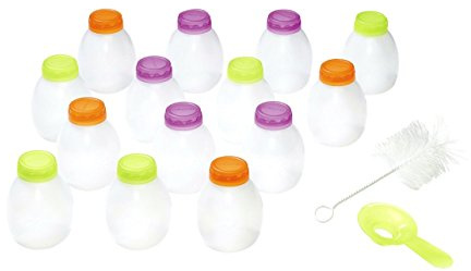 LAGRANGE - KIT 14 BOUTEILLES 20CL YAOURT A BOIRE + ENTONNOIRE + GOUPILLON POUR YAOURTIERE LAGRANGE