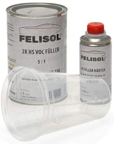Felisol 2K High Solid Füller Set Grundierung (1,2 Liter)