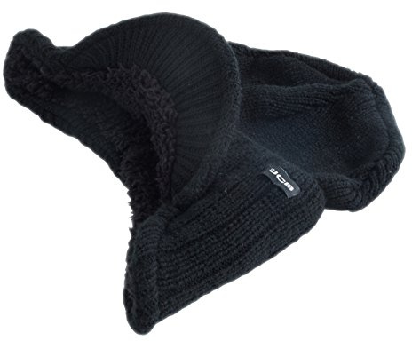 JCB - JCB Workwear - Beanie Hat Mens - Peak Beanie - Black, One Size