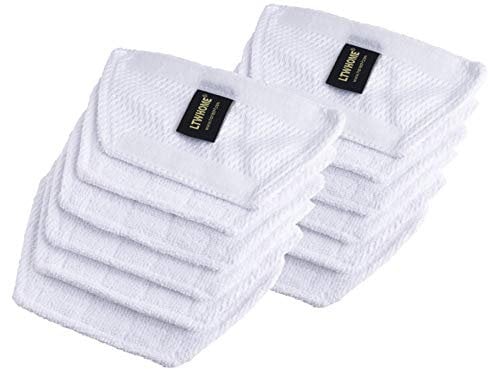 LTWHOME Washable Replacement Mini Microfiber Pads Fit for Morphy Richards, Compare to Part Number 35850 (Pack of 12)