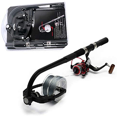 Calayu Angelschnurwickler Schnurspooler Maschine Tragbare Spinnrolle Spulstation Station System Angelschnur Spooler