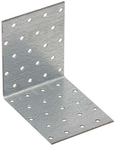 SS8® 10 x (60x60x100mm) Heavy Duty L Bracket, Corner Brace, Corner Bracket, Angle Bracket for Pergola, Home Improvement