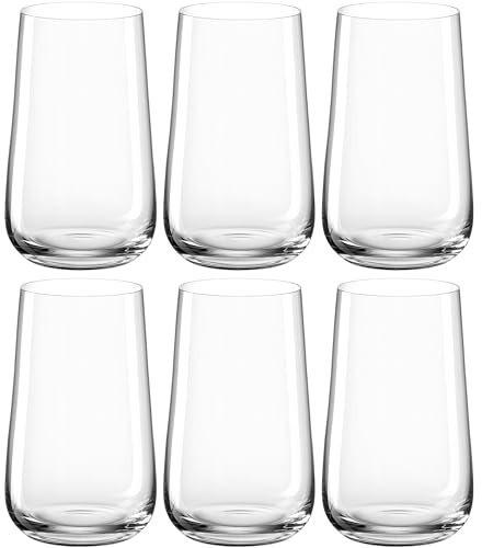LEONARDO HOME 066417 LD Becher 530ml Brunelli 6er, Glas, 530 milliliters, Klar