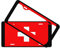 Kennzeichen- und Rahmen-Set Schweiz Flagge Kennzeichenrahmen 2er Set, vorne & hinten Kennzeichenhalter mit Befestigungssatz, rostfrei & wetterfest, Made in USA