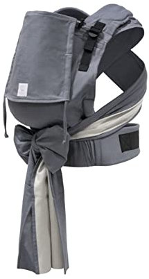Stokke Limas Babytrage Plus - Mitwachsende Babytrage Für Babys von Größe 56/62 to 104 (4 to 18 kg) - Kombination aus Tragetuch und Komforttrage - Farbe: Slate Melange