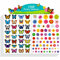 1260 Stück Schmetterlings- und Blumen-Aufkleber, 24 Blätter, bunte Frühlings-Blüten-Aufkleber, Insekten- und Pflanzen-Aufkleber, Frühlingsthemen, Partyzubehör, Dekorationen für Kinder, Lehrer
