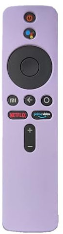 Funda protectora de silicona para Xiaomi Mi TV Box S - Mando a distancia, funda protectora para mando (Púrpura)