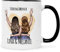 GRAVURZEILE Bedruckte Tasse mit Konfiguration - Beste Freundin - Umfangreich anpassbares Motiv zum selbst gestalten - Persönliches Geschenk für Freundinnen - Farbe: Schwarz & Weiß