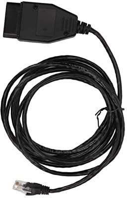 Auto-Diagnose-Tool-Kabel, On-Board-Diagnose-Schnittstellenkabel, Schwarzes Codierkabel ENET Schnittstellenkabel OBD2 Programmierkabel Ersatz für F Serie 3 Serie 5 Serie 7 Serie GT X3 Autoteile