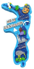 New Zealand Refrigerator Magnet Travel Souvenir Fridge Decoration 3D Magnetic Sticker Craft Collection