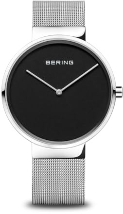 BERING Unisex Uhr Quarz Movement - Classic Collection mit Edelstahl und Saphirglas 14539-002 - Wasserdicht: 5 ATM