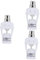 DOITOOL 3 Stk B22 Induktion Lampen Halter Bewegungssensor Licht Buchse Lichtsteckdosen-adapter Birnenkonverter Lampenfassung Glühbirnen-steckdosenadapter Schalter Lampenhalter E27